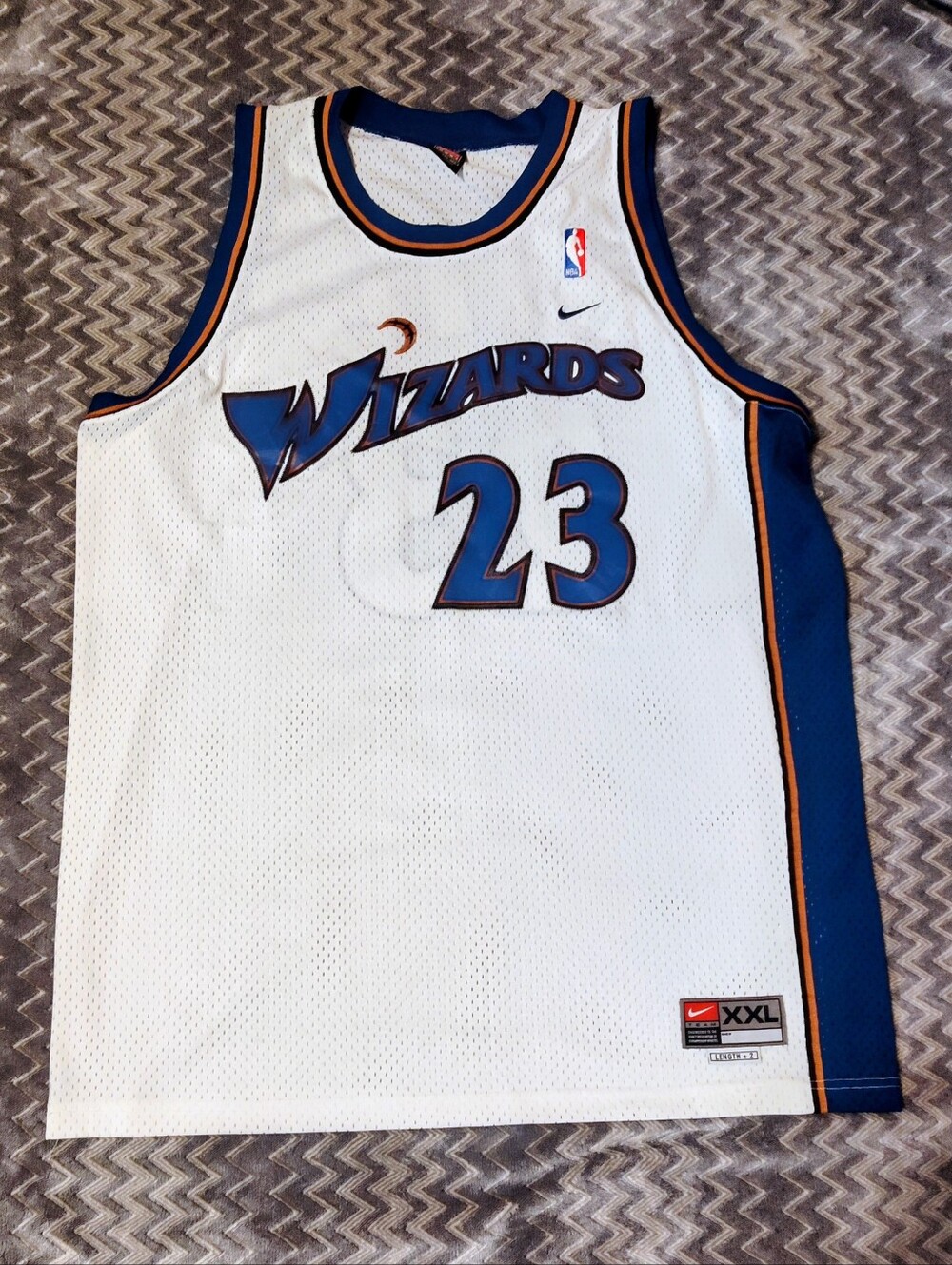 Vintage Nike Swingman Michael Jordan Washington Wizards #23 Sewn Jersey Mens XXL